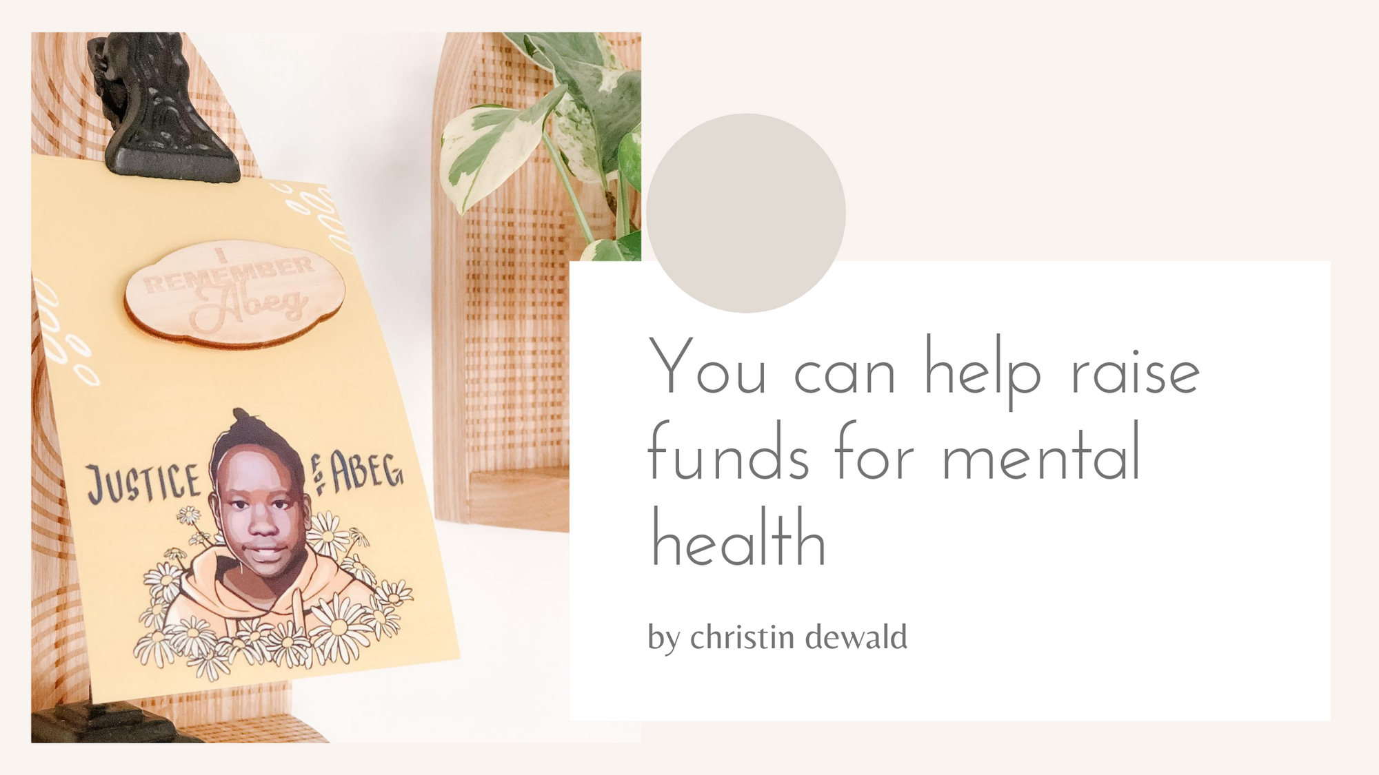 You can help raise funds for mental health