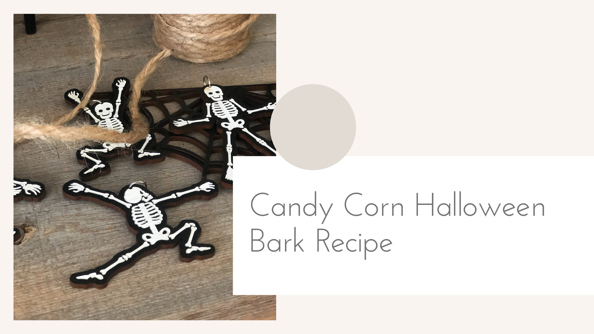 Candy Corn Halloween Bark