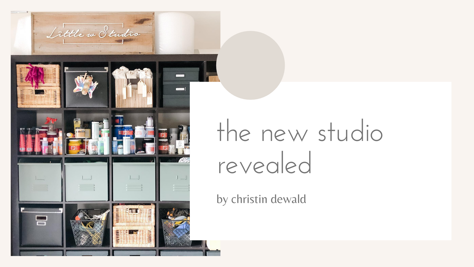 The new Little w Studio revealed!