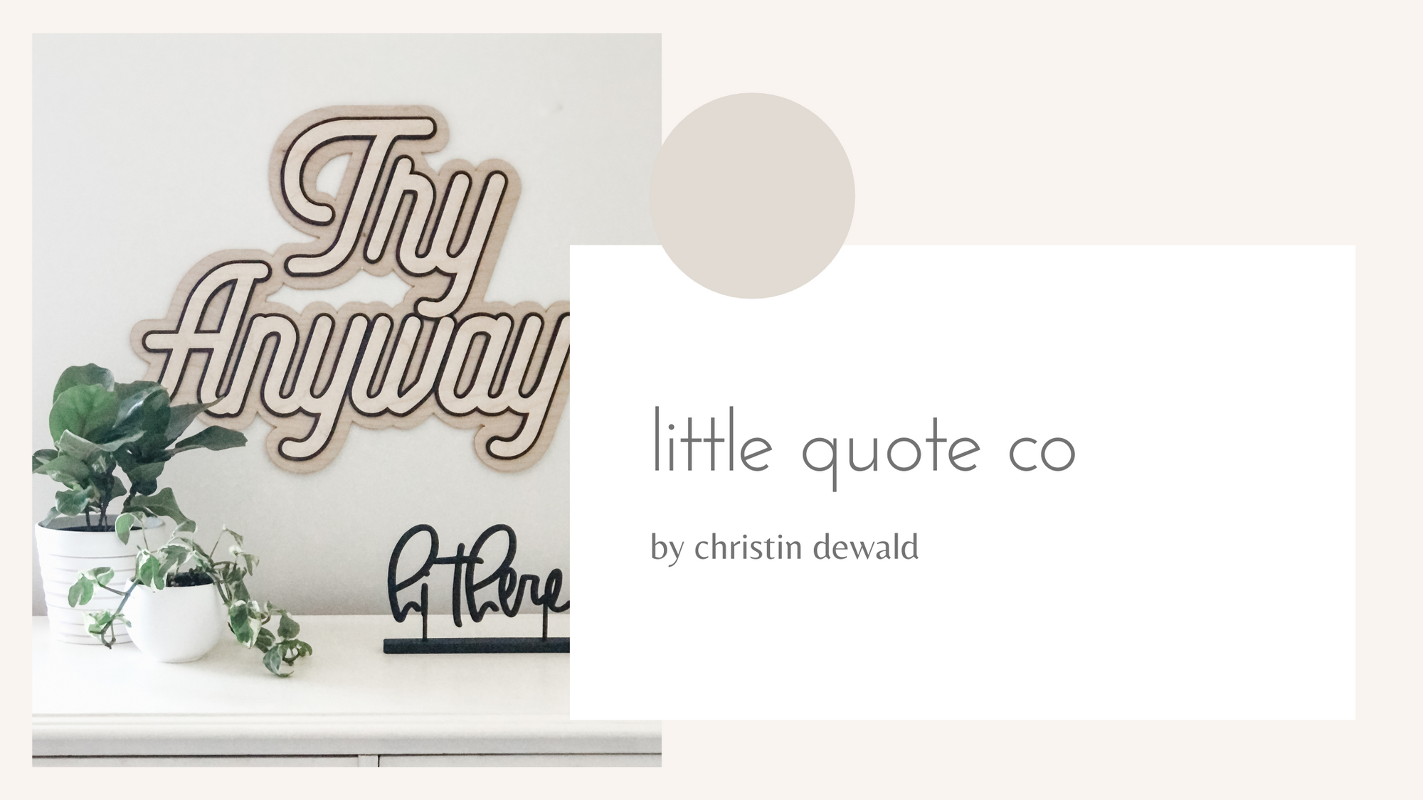 New! The Little Quote Co Collection