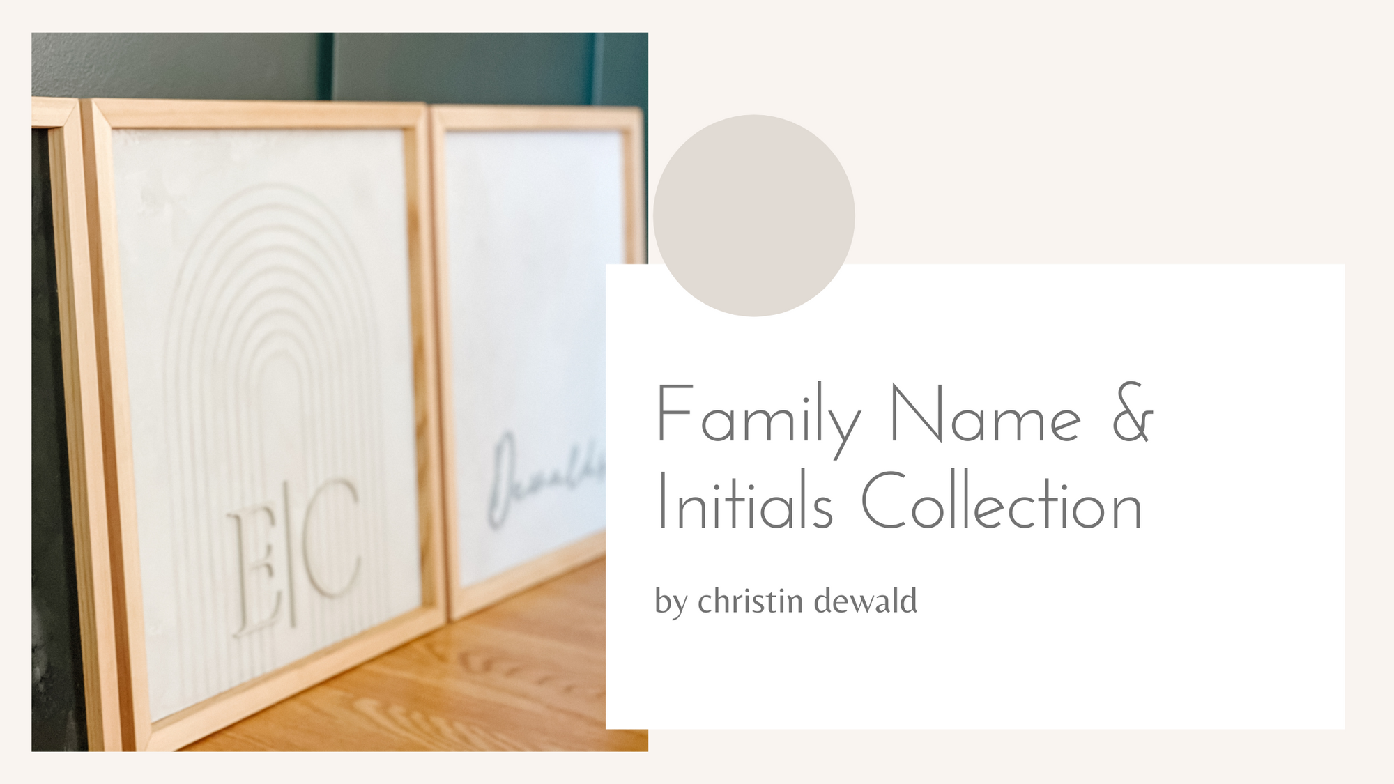 New! Family Name Signs