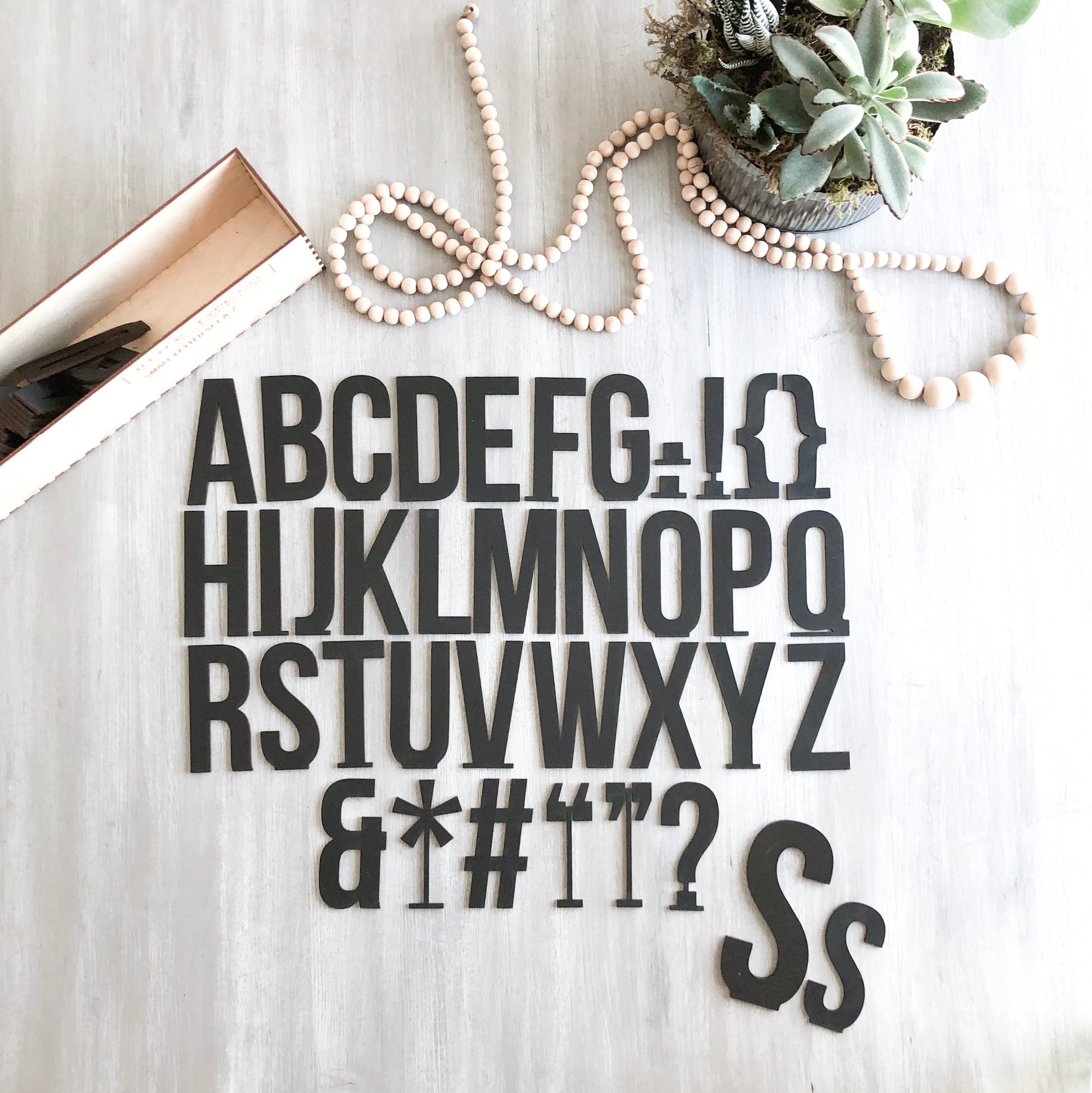 Additional Letters Farmhouse Font for Little Type Co
